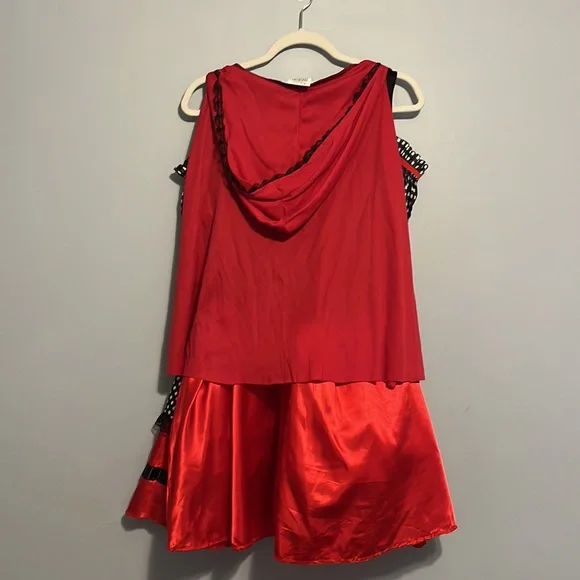 Wonderland Women's Miss Riding Hood Female Adult Red Halloween Dress Cos… - Picture 5 of 10